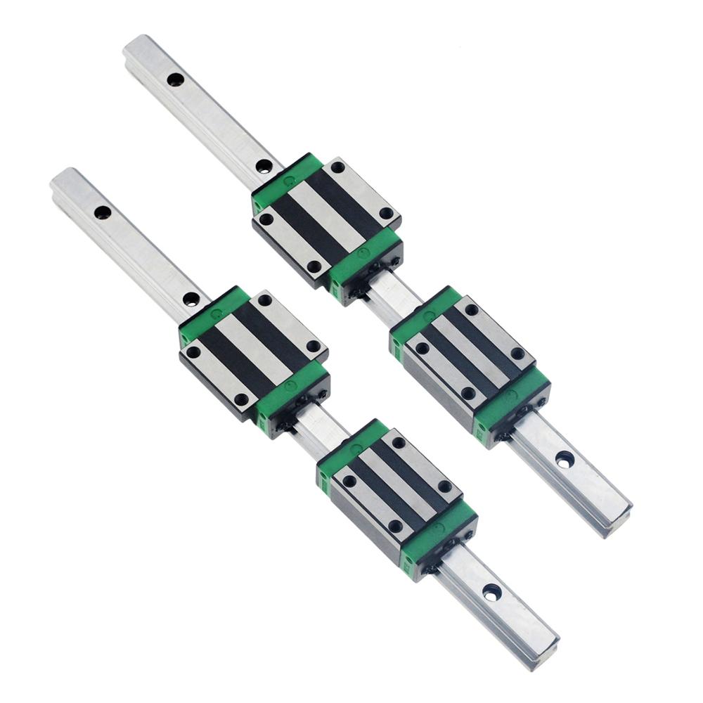 Hgr20 Linear Guide Rail Ballscrew Set - Kit CNC 6 pièces, rail de