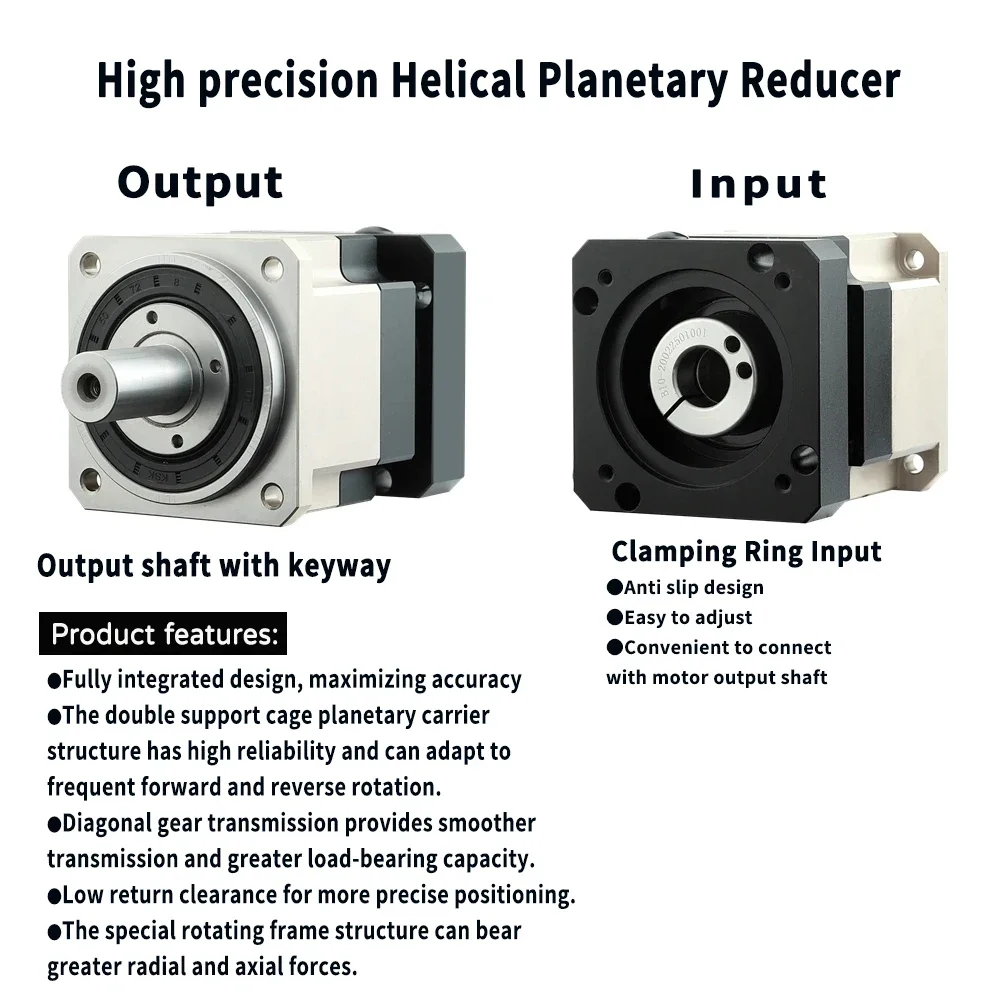 Planetary Gearbox Reducer Nema 23 34 - Réducteur planétaire à engrenages hélicoïdaux Nema23/Nema