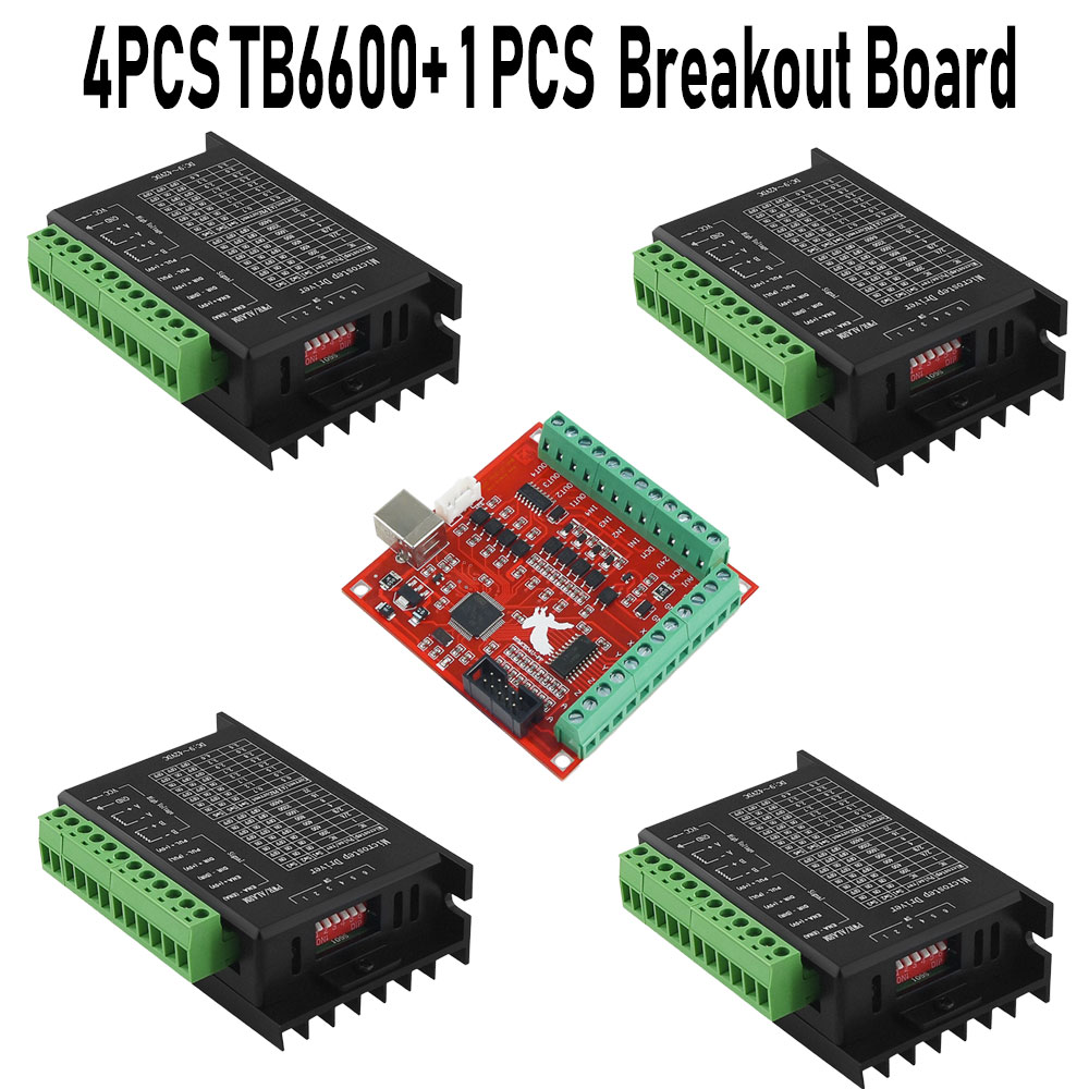 Mach3 Usb Cnc Controller 4 Axis 100Khz - Pilote de moteur pas à pas