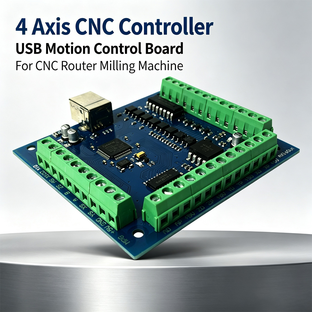 Carte de commande CNC MACH3 4  - Mach3 Usb Cnc Controller 4 Axis 100Khz avis et prix